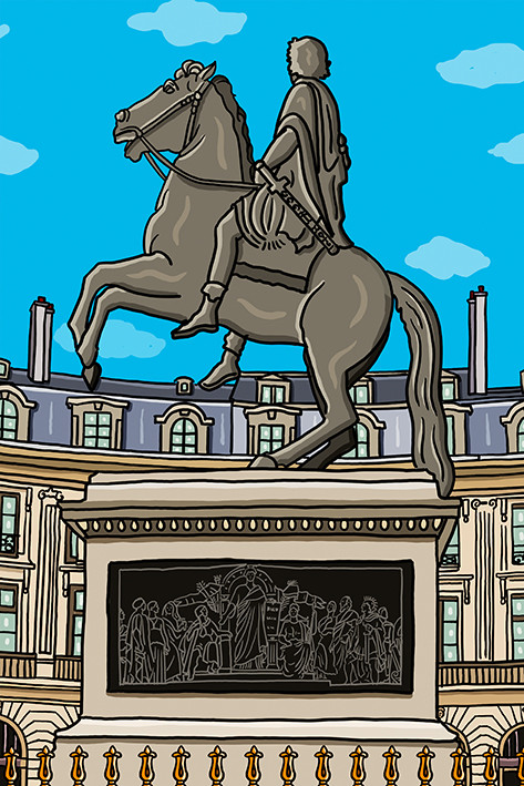 Place des Victoires par antoine meurant - Image principale