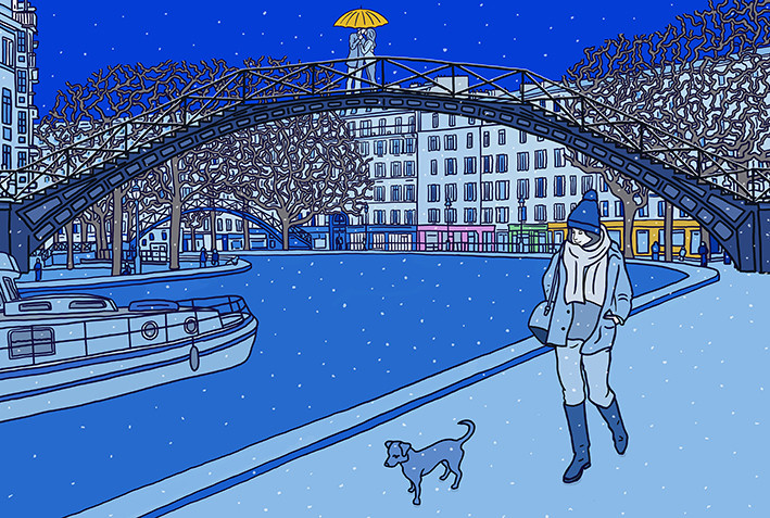Le canal en hiver par antoine meurant - Image principale